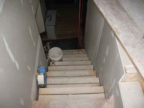 stairs down from attic