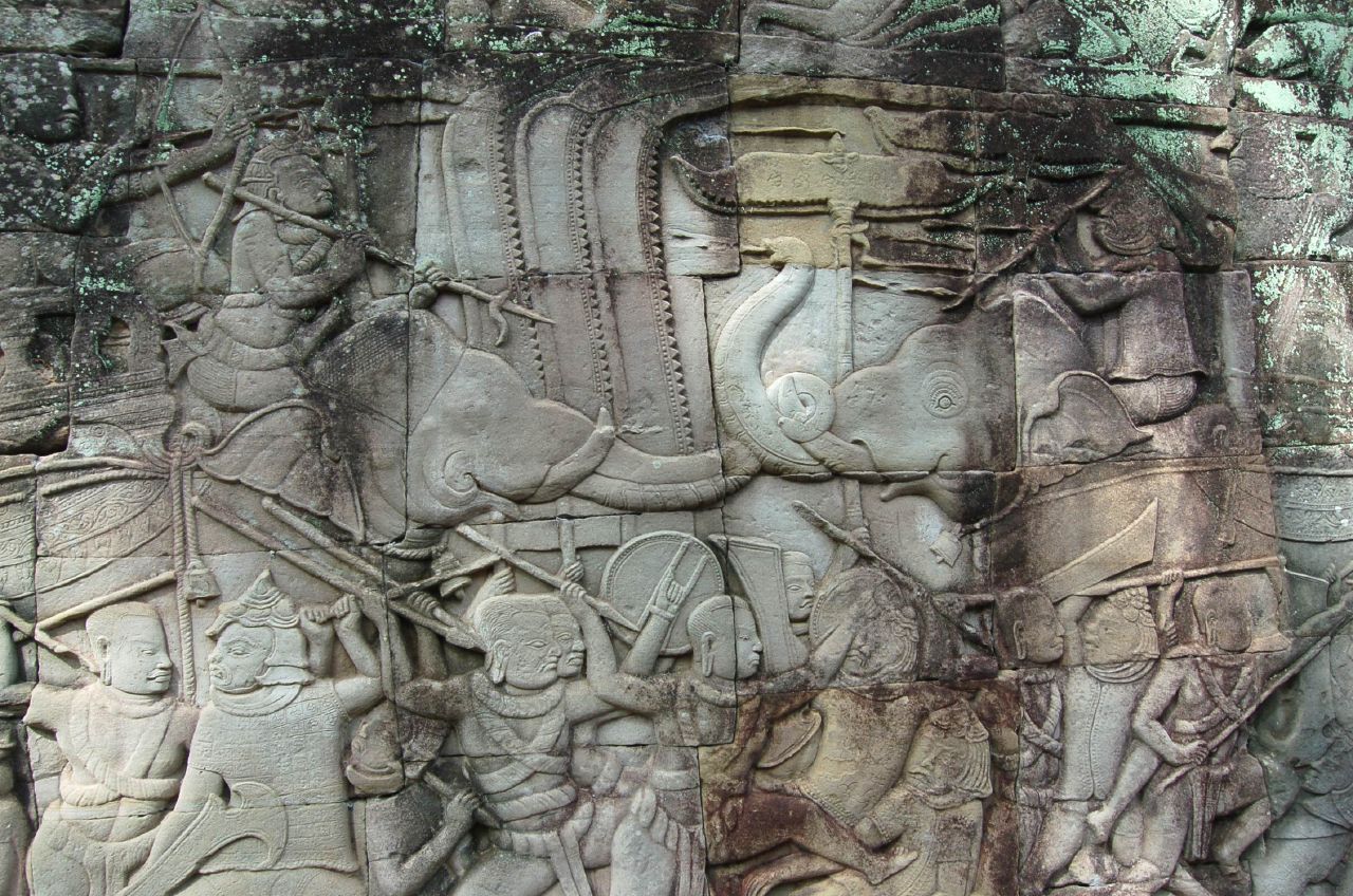 巴楊寺的浮雕