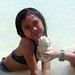 Darice and her sand icecream :P