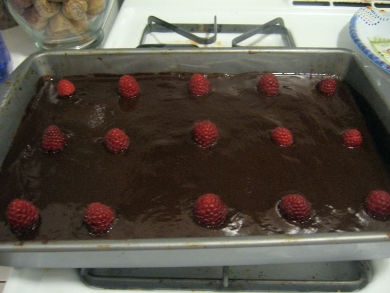 Raspberry Brownies