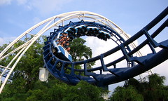 Corkscrew Roller Coaster