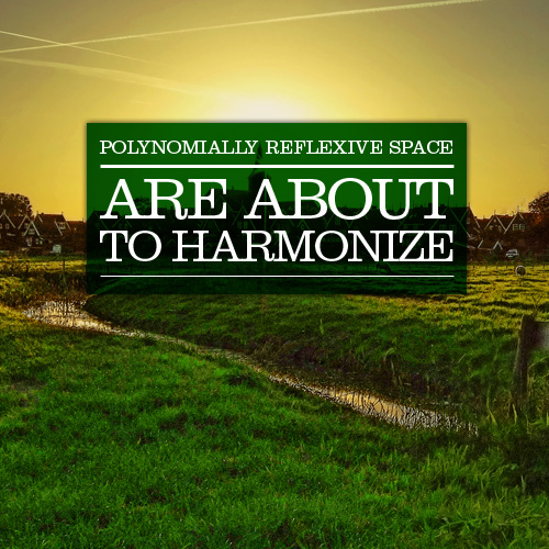 Polynomial Reflexive Space: Are About To Harmonize