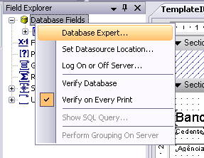 DataBase Fields -> Expert