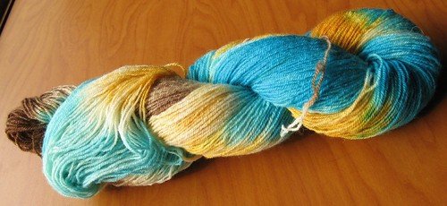 D dyed sock yarn