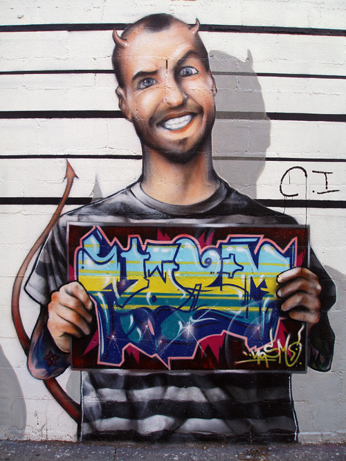 graffiti character, NYC