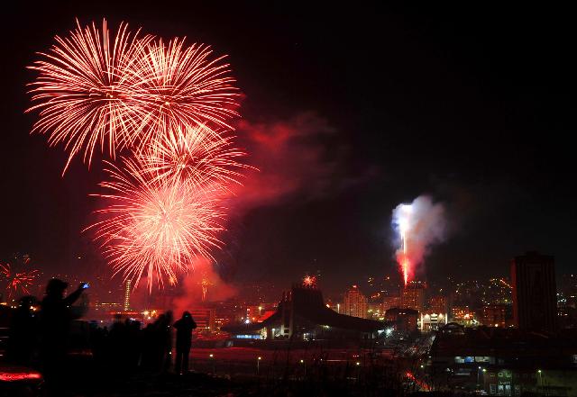 Kosovo Independence Fireworks
