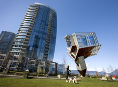 Device to Root Out Evil sculpture, Vancouver, BC, Dennis Oppenheim