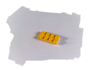 Yellow Lego Brick