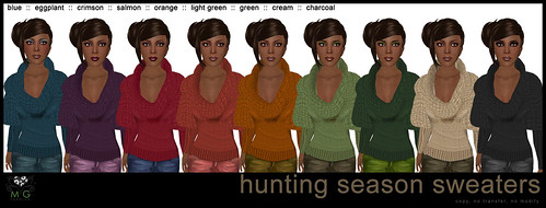 [MG fashion] Hunting Season Outfit Sweaters