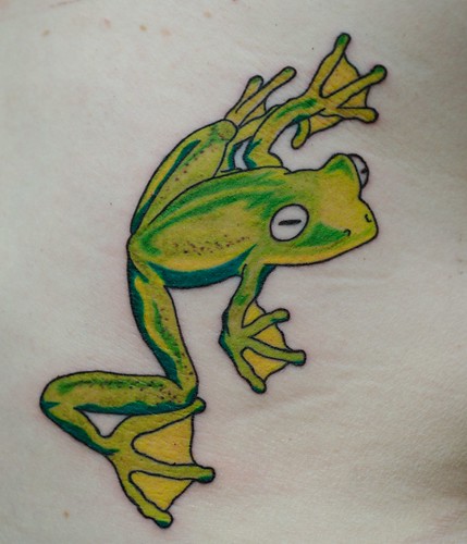 Frog Tattoo The wife wanted to get a 