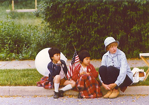 1976 July Fourth Parade (I'm in the middle)