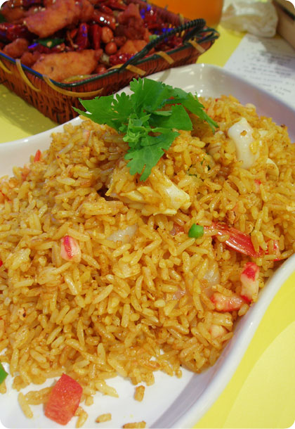 seafood curry fried rice