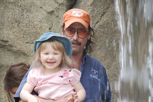 Daddy and Leda at Zoo