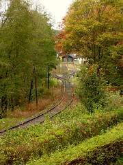 autumn railroad.