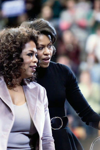 Oprah and Michelle, Cedar Rapids, IA