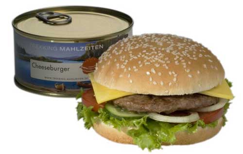 Cheesburger in a can