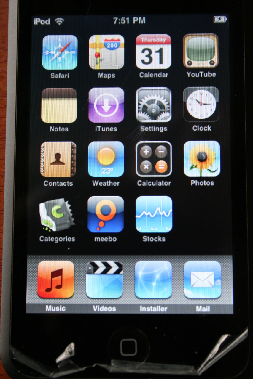 ipod touch icons