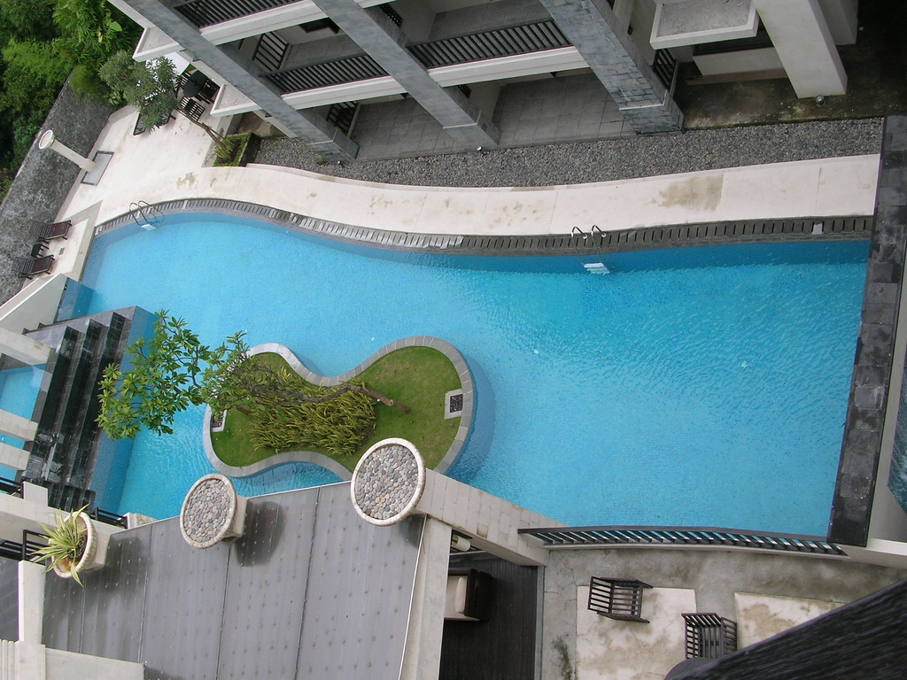 Ground level pool