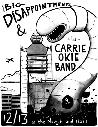 carrie okie band poster