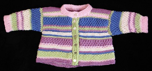 Stripe Bamboo Baby Sweater 6mo
