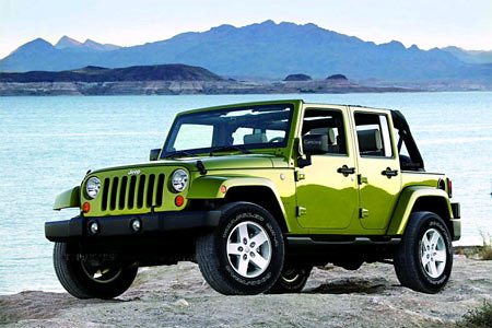 green jeep