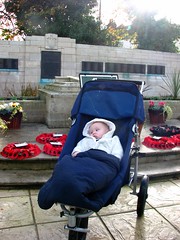baby and Lambeth civilian war memorial