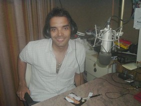Alejandro Ceberio en los estudios centrales de FM2000