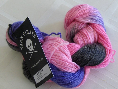 Yarn Pirate Merino/Tencel in I Want Candy