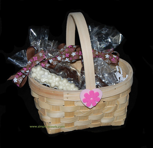 shoes and purses chocolate basket