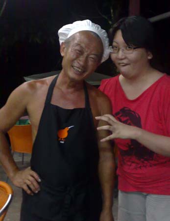 Patrick's 60th Birthday Party - Andrew The Naked Chef with Suanie