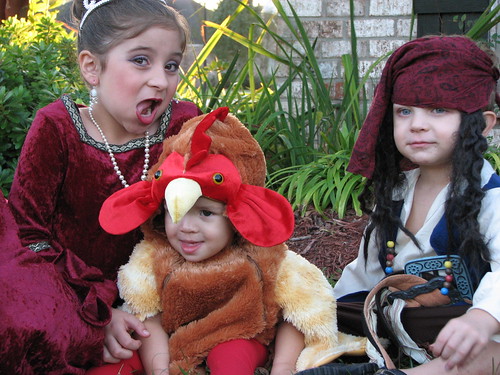 the queen, the rooster, and the pirate