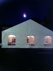Frame Tent at Night