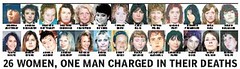26 women one man charged with 1st degree murder