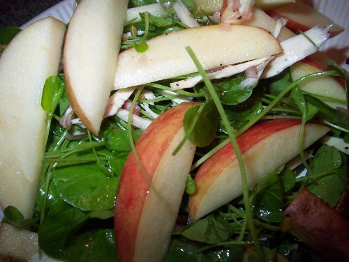 watercress and apple salad