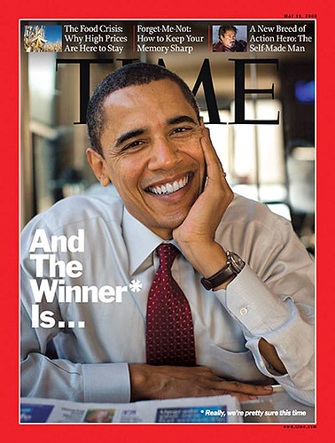 Obama on cover of Time Magazine