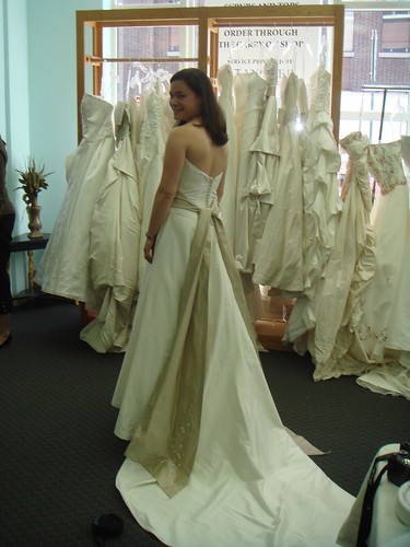 Wedding dress - back