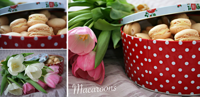 Söta ljuvliga Macaroons (macaron) 