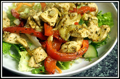Stir Fried Chicken Salad