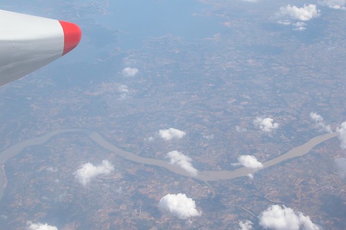 Mekong River From The Air, Laos