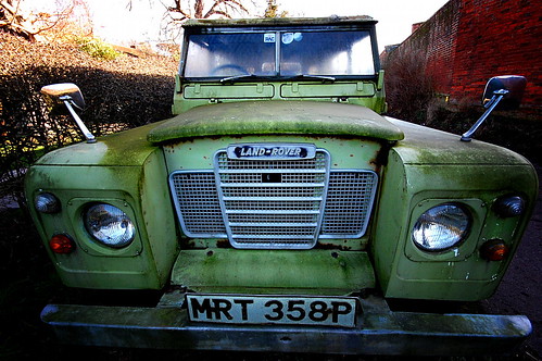 Old Land Rover Logo. Good Old Rusty Land Rover