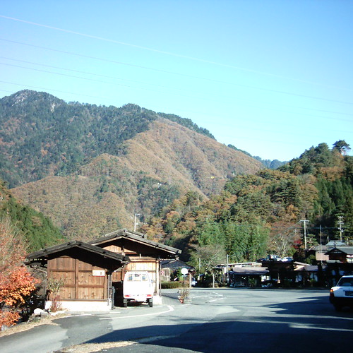 【写真】Bus stop [ Tsumago-juku / Nagano ]