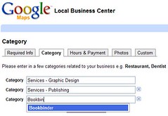 Choosing Categories in Google Local Business Center