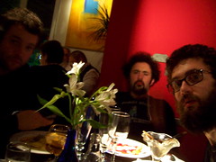 DOM ANDY & GLK AT DINNER IN BARCELONA