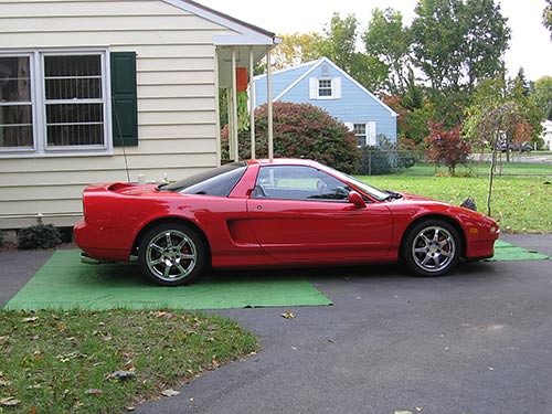 red 1996 acura nsx
