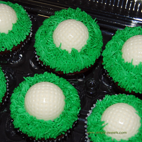 golfball cupcakes