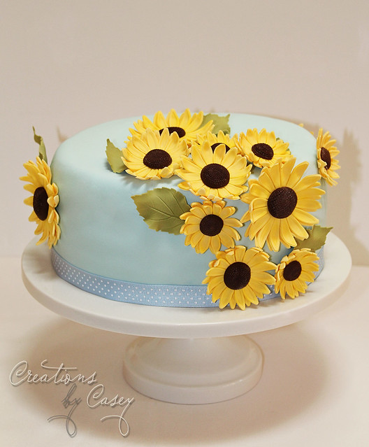 Sunflower themed baby shower