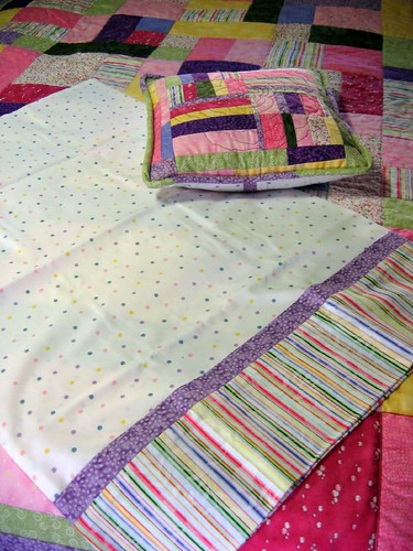 Hayley's Quilt, Pillowcase and pillow