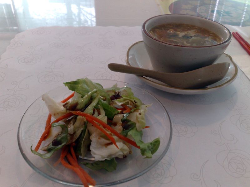 Salad & Hot and Sour Soup