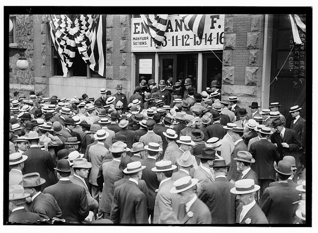 Voters being turned back at Coliseum (LOC)