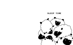sleep time sheep 1280 x 800